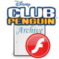 O logotipo original do Club Penguin Archives.